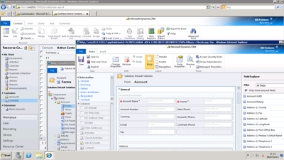 Dynamics CRM Screesnshot